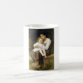 Caneca De Café The Elder Sister (por William Bouguereau)