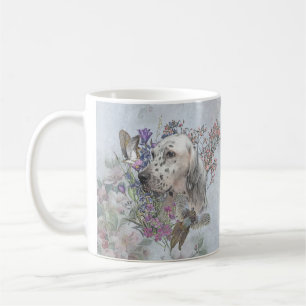Caneca De Café The English Setter Portrait , art