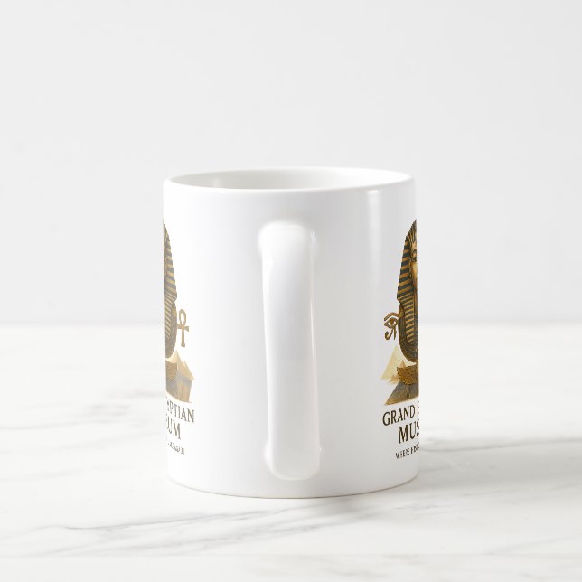 Caneca De Café The Eternal Legacy – Grand Egyptian Museum Opening (Alça)