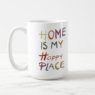 Caneca De Café The Happy Introvert “Home Is My Happy Place”