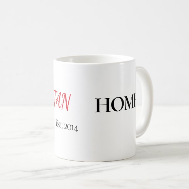 Caneca De Café The Home Personalized Mug (Frente Esquerda)
