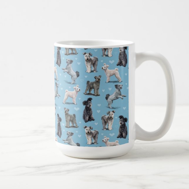 Caneca De Café The Hungarian Pumi dog (Direita)