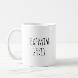 Caneca De Café The "Jeremiah 29:11" Mug