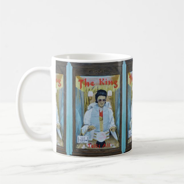 Caneca De Café The King Tells All (Esquerda)