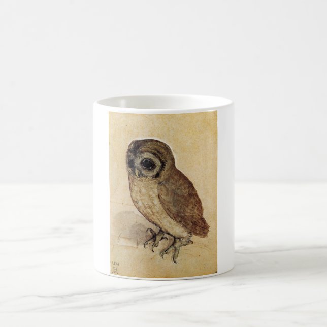 Caneca De Café The Little Owl (por Albrecht Durer) (Centro)
