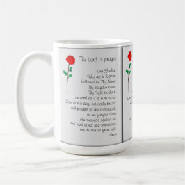 CANECA DE CAFÉ THE LORD'S PRAYER MUG