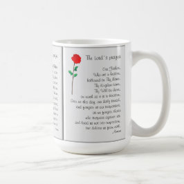 CANECA DE CAFÉ THE LORD'S PRAYER MUG