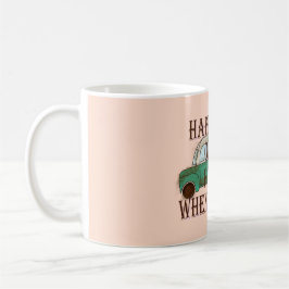 Caneca De Café The Magic Bus: Happiness Only Real When Shared - 