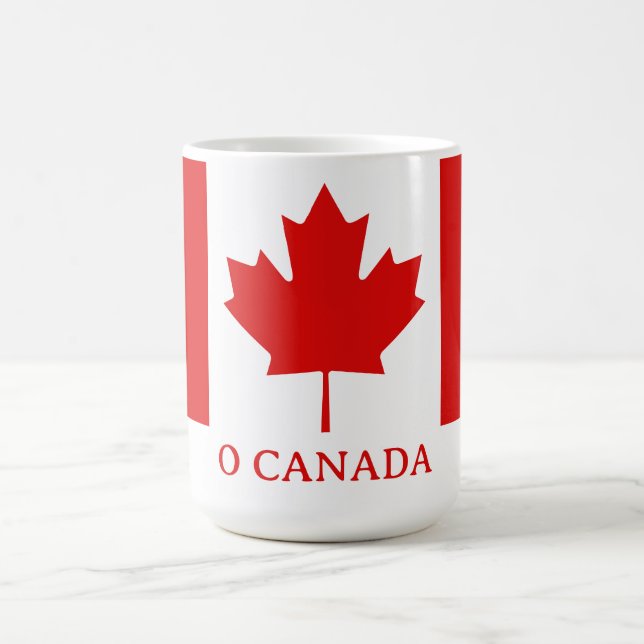 Caneca De Café The Maple Leaf flag of Canada (Centro)
