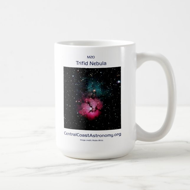 Caneca De Café The Trifid Nebula by Robin White - 15oz Mug (Direita)