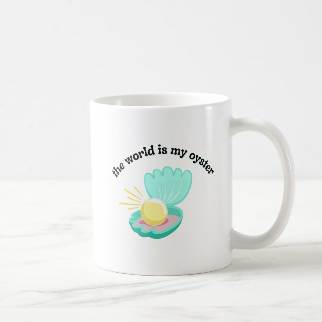 Caneca De Café The World is My Oyster Mug (Direita)
