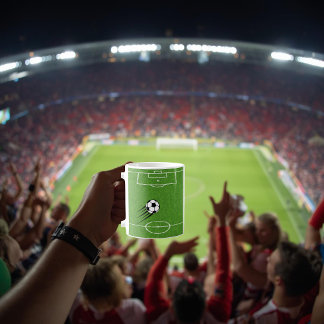 Caneca De Café The World of Football Personalized Mug