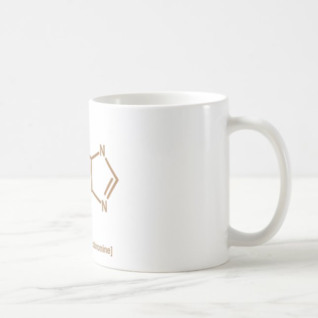 Caneca De Café Theobromine do chocolate (Direita)