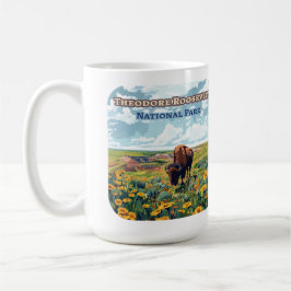 Caneca De Café Theodore Roosevelt National Park Dakota do Norte