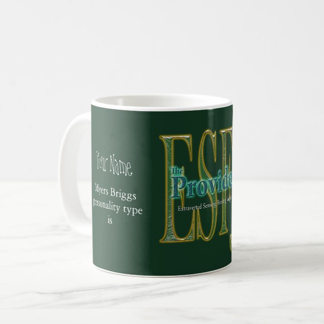 Caneca De Café theProvider de ESFJ (Frente Esquerda)