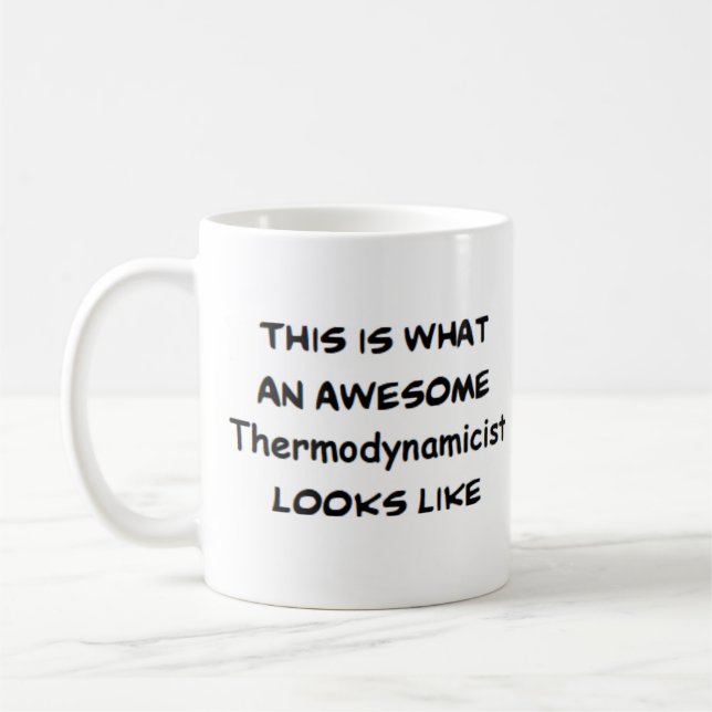 Caneca De Café thermodynamicist, awesome (Esquerda)