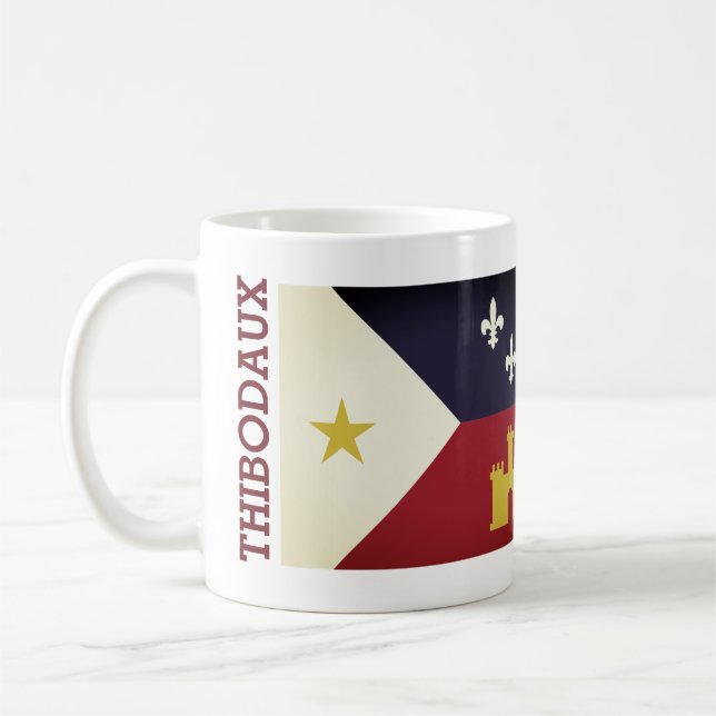 Caneca De Café Thibodaux, Louisiana (Esquerda)