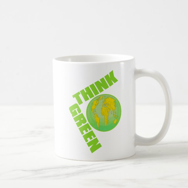 Caneca De Café Think_Green (Direita)
