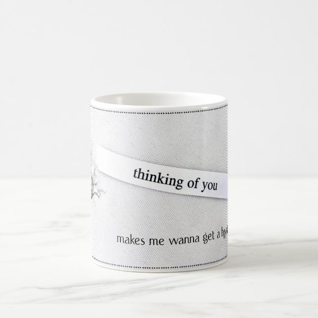 Caneca De Café thinkingofyouhystertree (Centro)