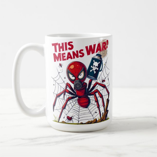 Caneca De Café This Means War! – Spider’s Revenge (Esquerda)