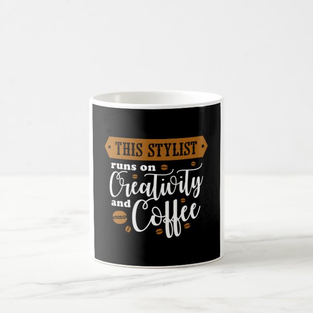 Caneca De Café THIS STYLIST runs on Creativity and Coffee (Centro)