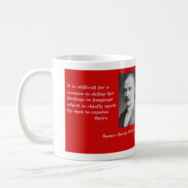 Caneca De Café Thomas Hardy (design B) (Esquerda)