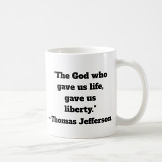 Caneca De Café Thomas Jefferson Liberty Coffee Mug