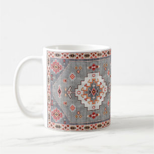 Caneca De Café Threads do eterno: Heritage Boho Geometria Marroqu