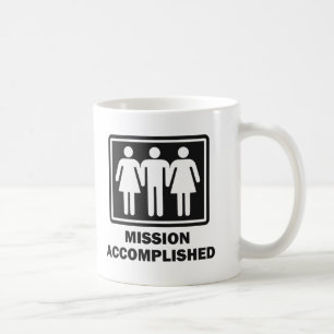 Caneca De Café Threesome realizado da missão