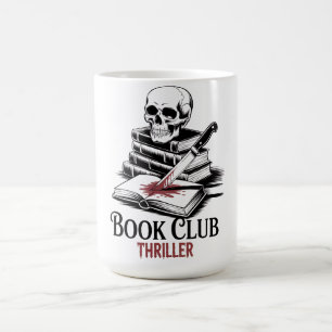 Caneca De Café Thriller de Clube do Livro