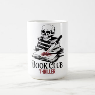 Caneca De Café Thriller de Clube do Livro