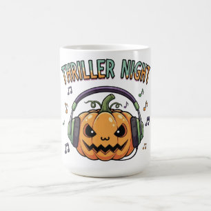 Caneca De Café Thriller Night Pumpkin Halloween