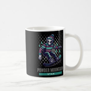 Caneca De Café Thrills Cósmicos - Snowboard De Alienígena Em Movi