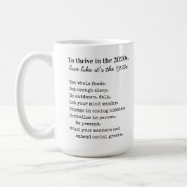 Caneca De Café Thrive in 2026 Morning Mindfulness