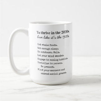 Caneca De Café Thrive in 2026 Morning Mindfulness