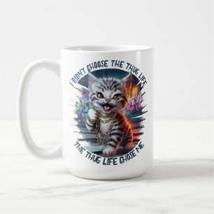Caneca De Café Thug Life Kitten