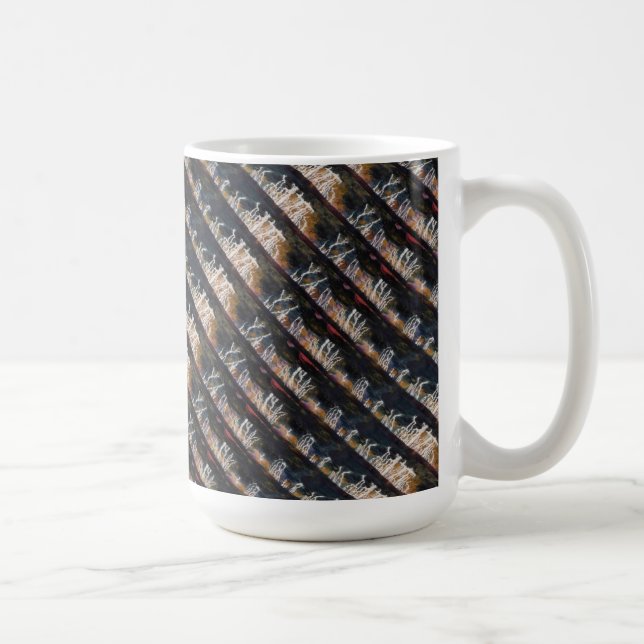 Caneca De Café "Thunder 2 Silencioso" Abstract Design Túg (Direita)