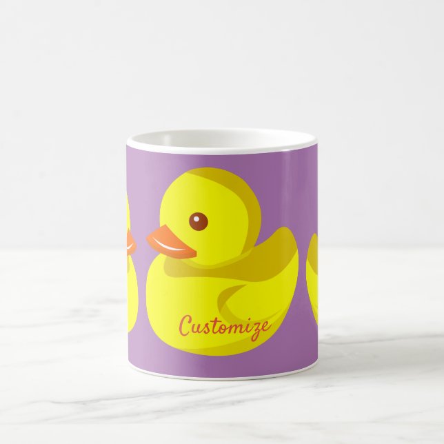 Caneca De Café Thunder_Cove de Pato de Borracha Chave (Centro)