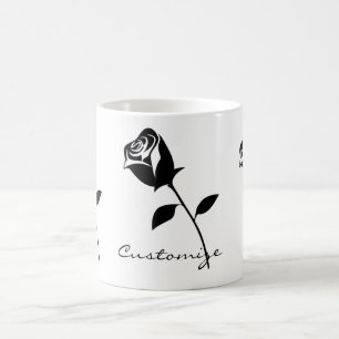Caneca De Café Thunder_Cove do ventilador do Namorados preto Rosa