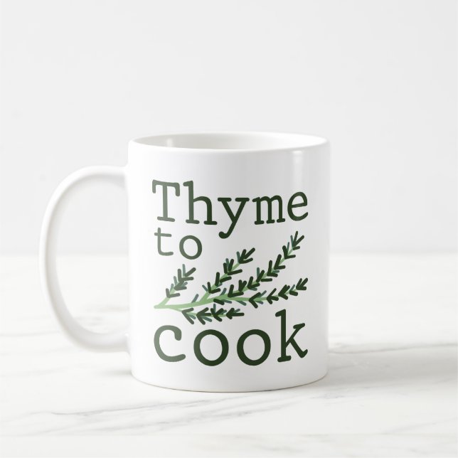 Caneca De Café Thyme Para Cozinhar (Esquerda)
