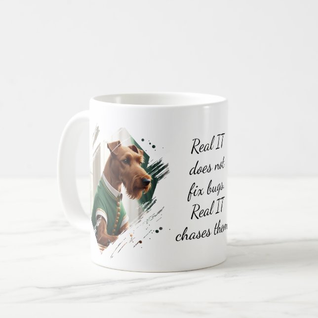 Caneca De Café TI Real (Frente Esquerda)