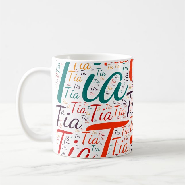 Caneca De Café Tia (Esquerda)
