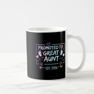 Caneca De Café Tia Avó Promovida Design de Gravidez 2026