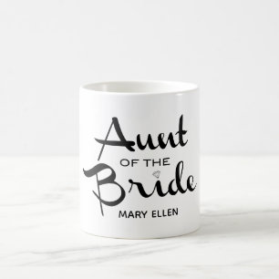 Caneca De Café Tia da Noiva Personalizada