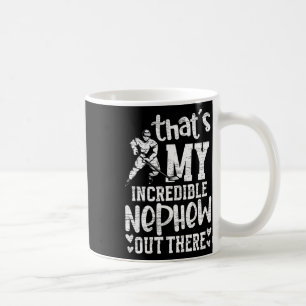 Caneca De Café Tia de Hockey Incrível do Meu Sobrinho de um Jogad