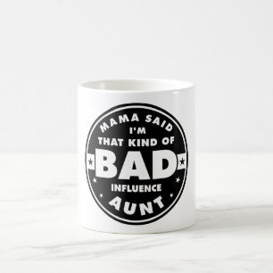Caneca De Café Tia de Influência Má