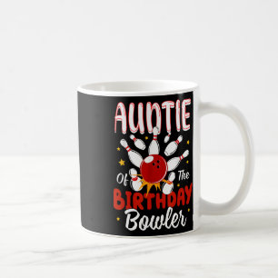 Caneca De Café Tia Do Birthday Bowler Kid Party Ce
