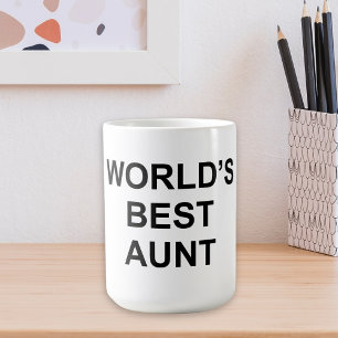 Caneca De Café Tia do Mundo Inteiro
