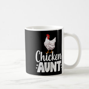 Caneca De Café Tia Galinha Engraçado Animal de Fazenda do País 