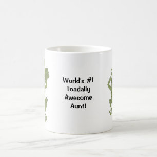 Caneca De Café Tia impressionante do #1 Toadally do mundo… Cane